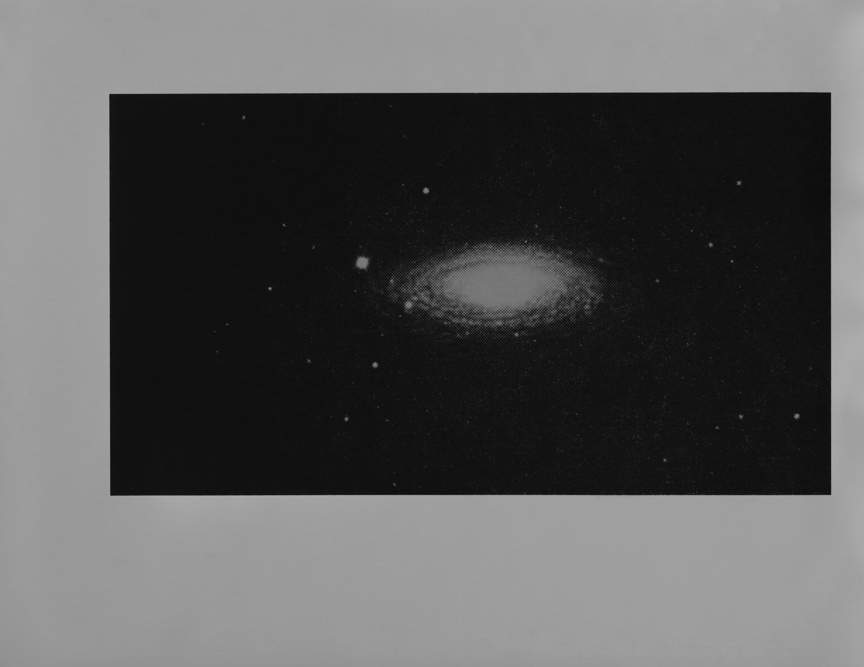 <b>andromeda galaxy</b>, 2017, gelatin silver print, 8 x 10 in