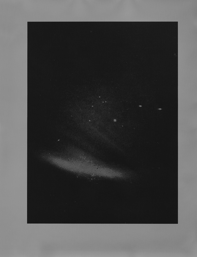 <b>aurora borealis and ursa major</b>, 2017, gelatin silver print, 10 x 8 in