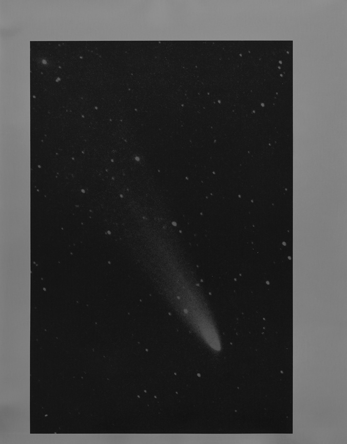 <b>comet arend-roland</b>, 2017, gelatin silver print, 10 x 8 in