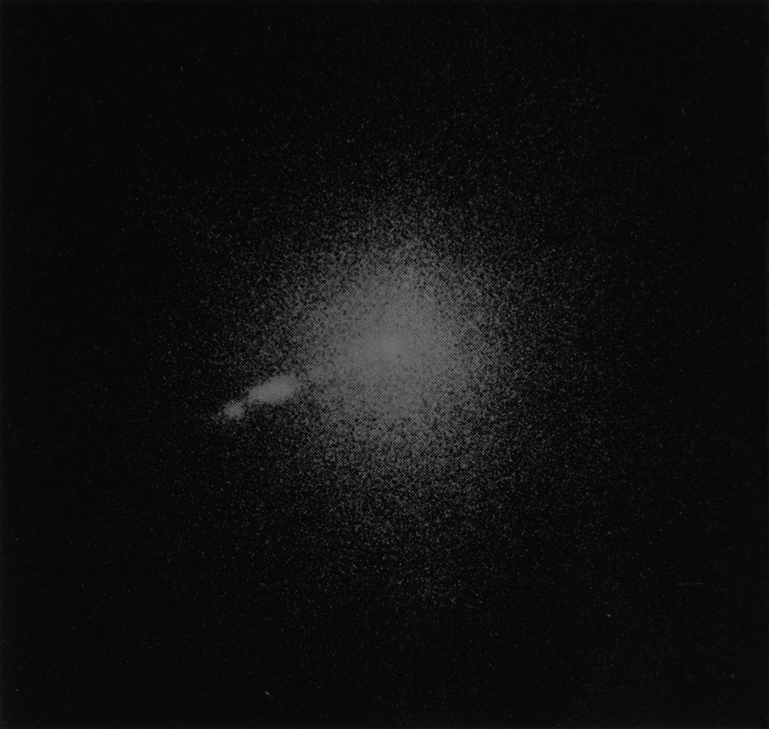 <b>elliptical galaxy virgo a</b>, 2018, gelatin silver print, 8 x 8 in