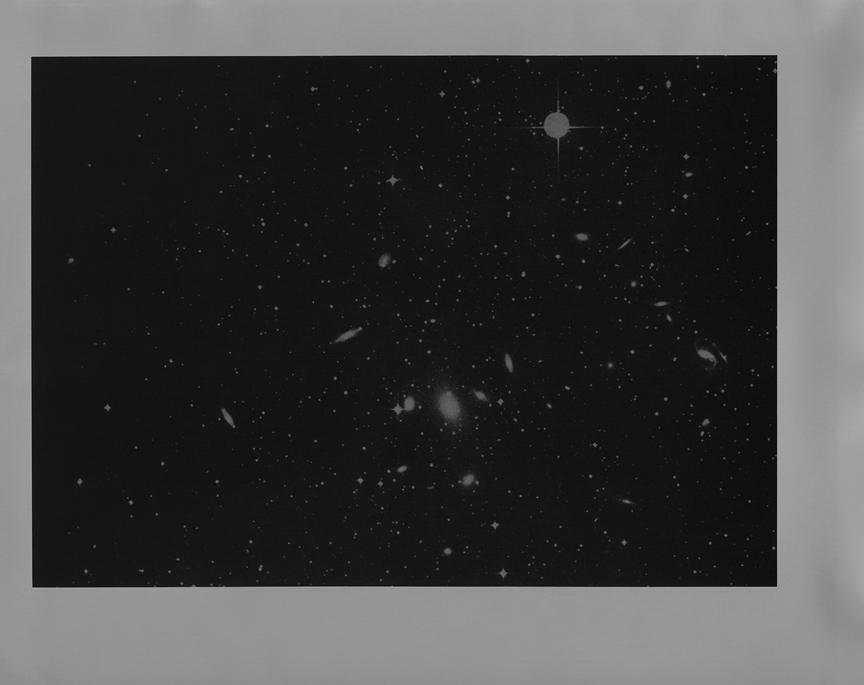<b>galaxies</b>, 2017, gelatin silver print, 8 x 10 in