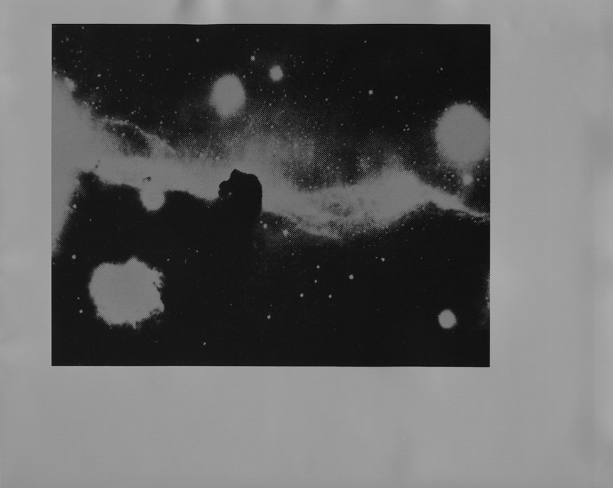 <b>horsehead nebula</b>, 2017, gelatin silver print, 8 x 10 in