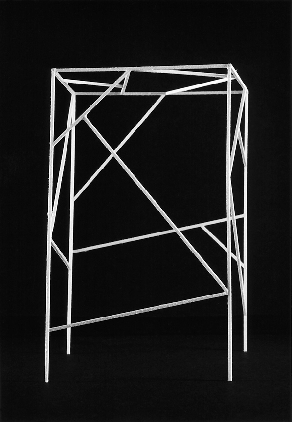 <b>Scaffold 2</b>, 2013, gelatin silver print, 8.5 x 6.25 inches