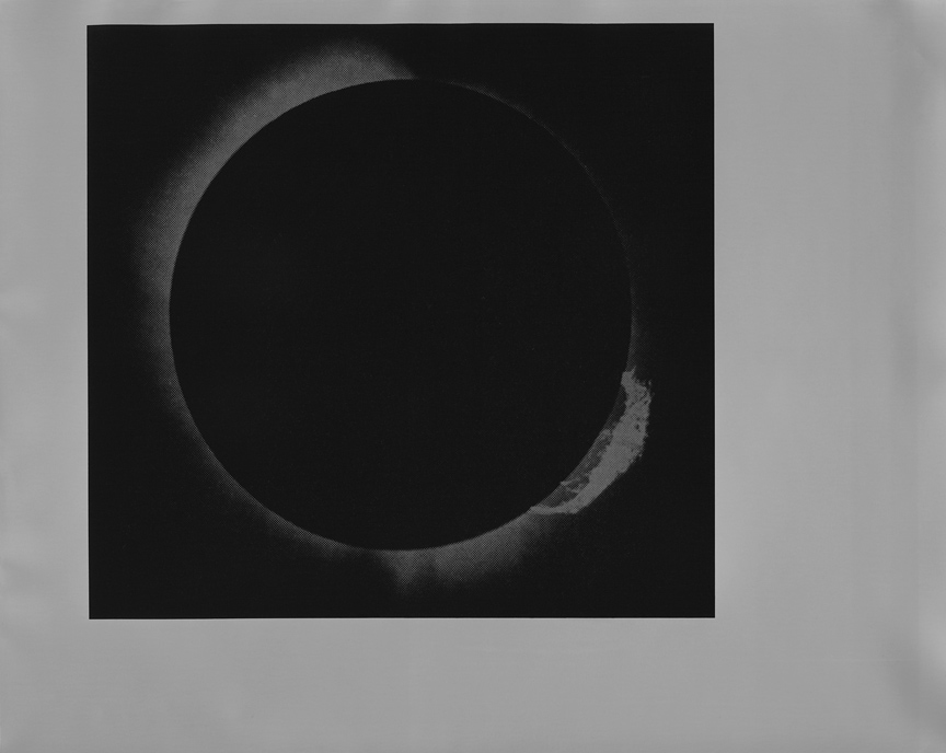 <b>solar corona</b>, 2017, gelatin silver print, 8 x 10 in