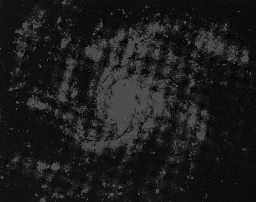 <b>spiral galaxy</b>, 2018, gelatin silver print, 8 x 10 in
